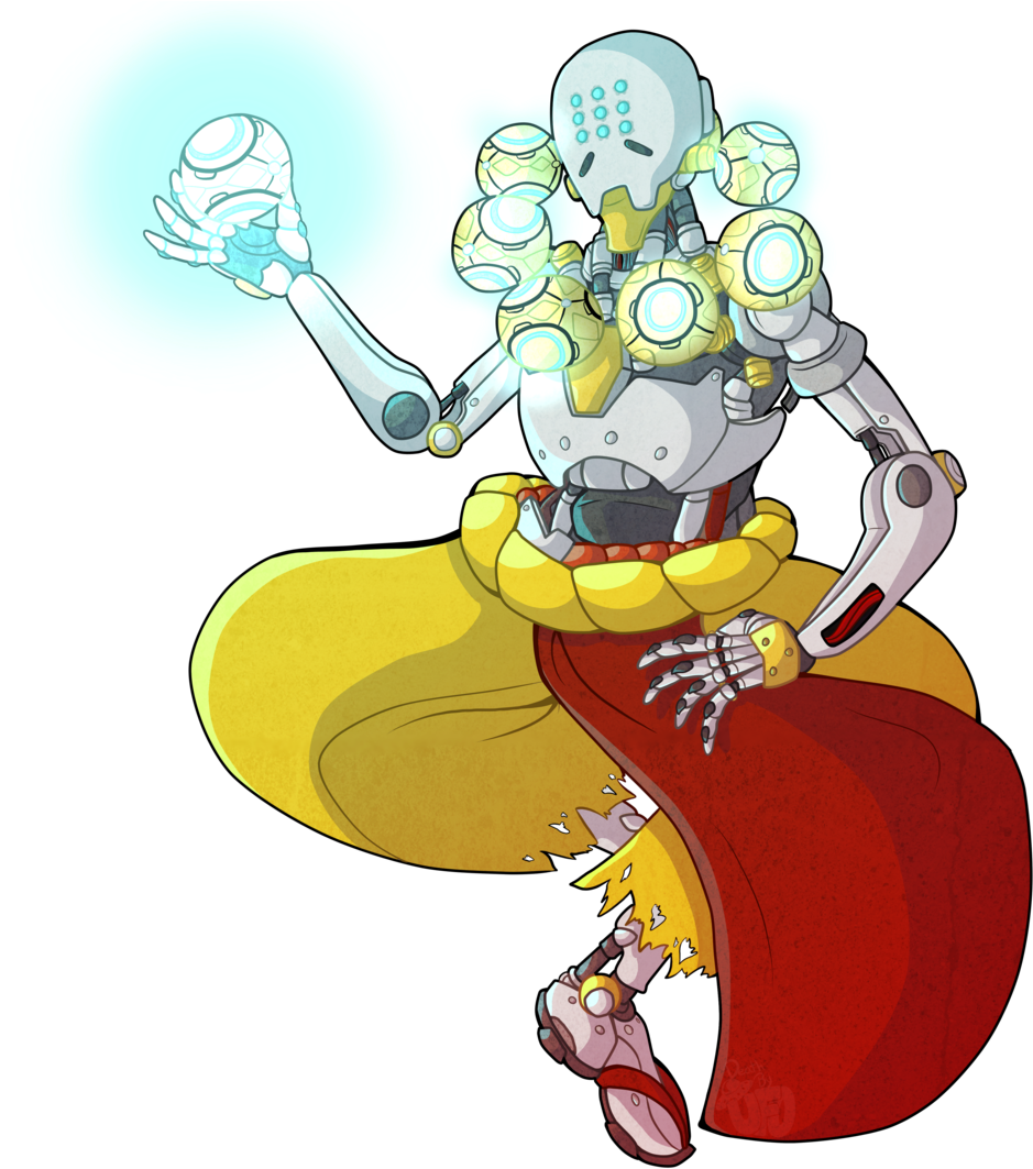 Overwatch Zenyatta Png - Zenyatta Png Overwatch (1024x1074), Png Download