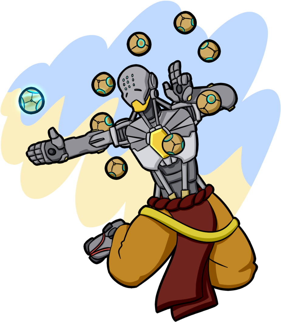 Comics & Cartoons » Thread - Zenyatta Derp (1024x1152), Png Download