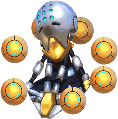 Overwatch Zenyatta Gif (589x531), Png Download