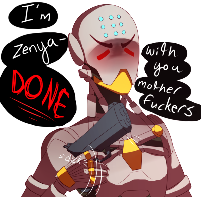 Jukes - Zenyatta Overwatch Memes (400x393), Png Download