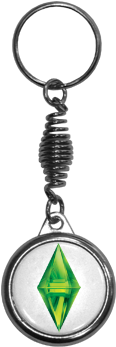 Брелок На Пружине "plumbob" - Keychain (360x360), Png Download