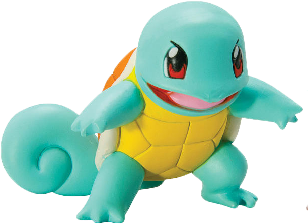 On The Waterfront With Pokemon Squirtle - Pokemon Toys Charmander Squirtle (615x472), Png Download