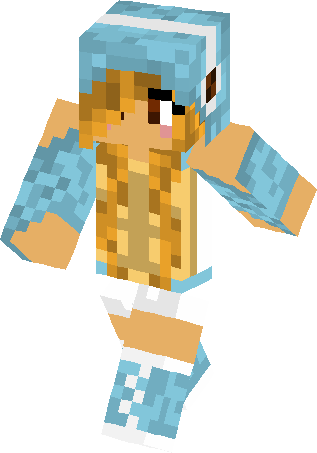 Squirtle Girl Skin - Girl Squirtle (317x453), Png Download