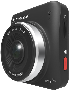 Transcend Drivepro - Transcend Drivepro 200 16gb Car Video Recorder Black (500x500), Png Download
