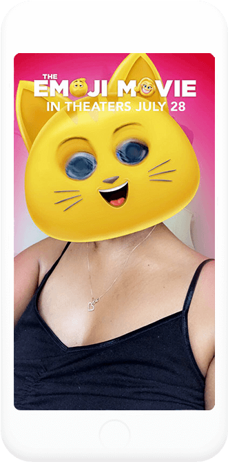 Discover - The Emoji Movie (358x697), Png Download