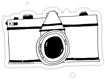 #camera #фотоаппарат - Camera Drawing (375x360), Png Download