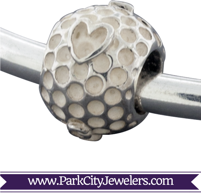 I Love Golf Ball Bracelet Bead Or Pendant - Green Amethyst & Diamond Ring (800x800), Png Download