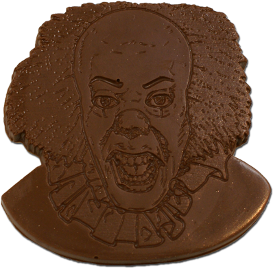 Scary Clown - Chocolate (500x500), Png Download