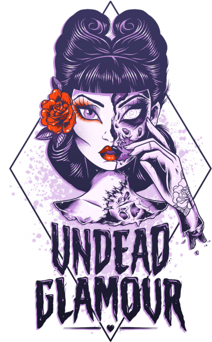 Pin - Pin Up Zombie (500x707), Png Download