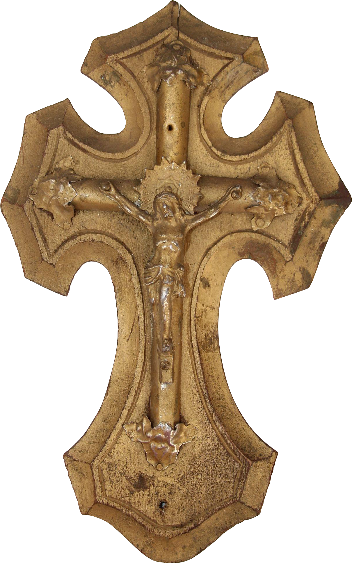 Vintage Crucifix / Jesus Christ On The Cross Carved - Christianity (1929x1929), Png Download