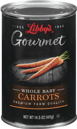 Gourmet Whole Baby Carrots - Libbys Sliced Pickled Beets, Gourmet - 15 Oz (500x500), Png Download