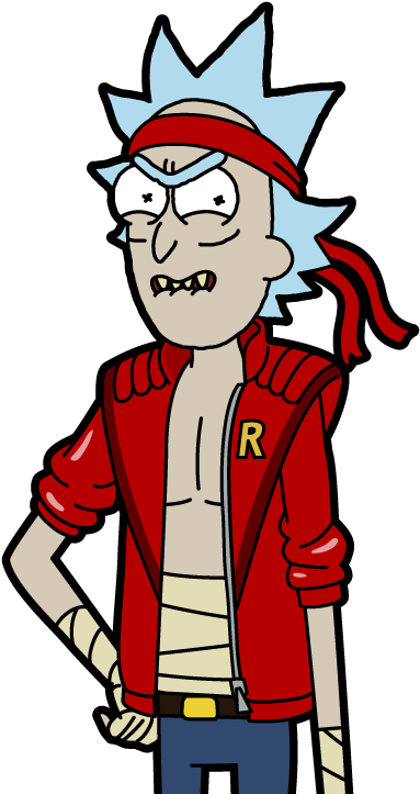 27 Oct - Pocket Mortys Rick Costumes (401x730), Png Download