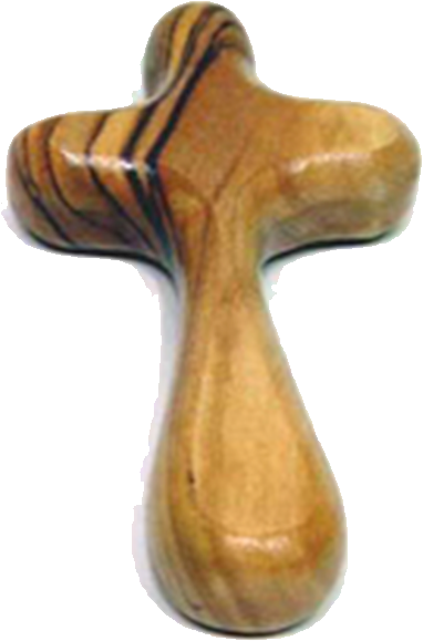 Olive Wood Cross (382x579), Png Download