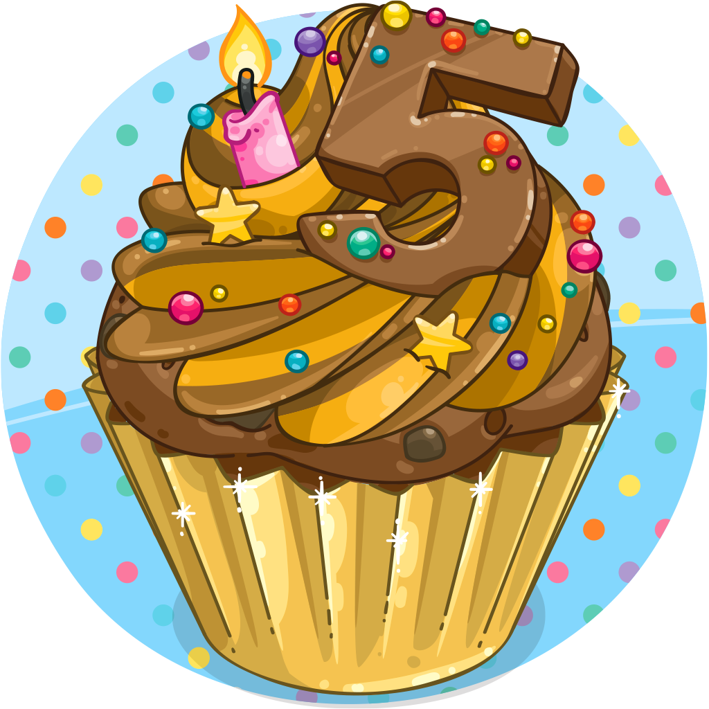 Unique Items - Cupcake (1024x1024), Png Download