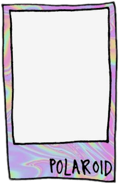 Interesting Art Holo Tumblr Polaroid - Transparent Overlays (407x629), Png Download