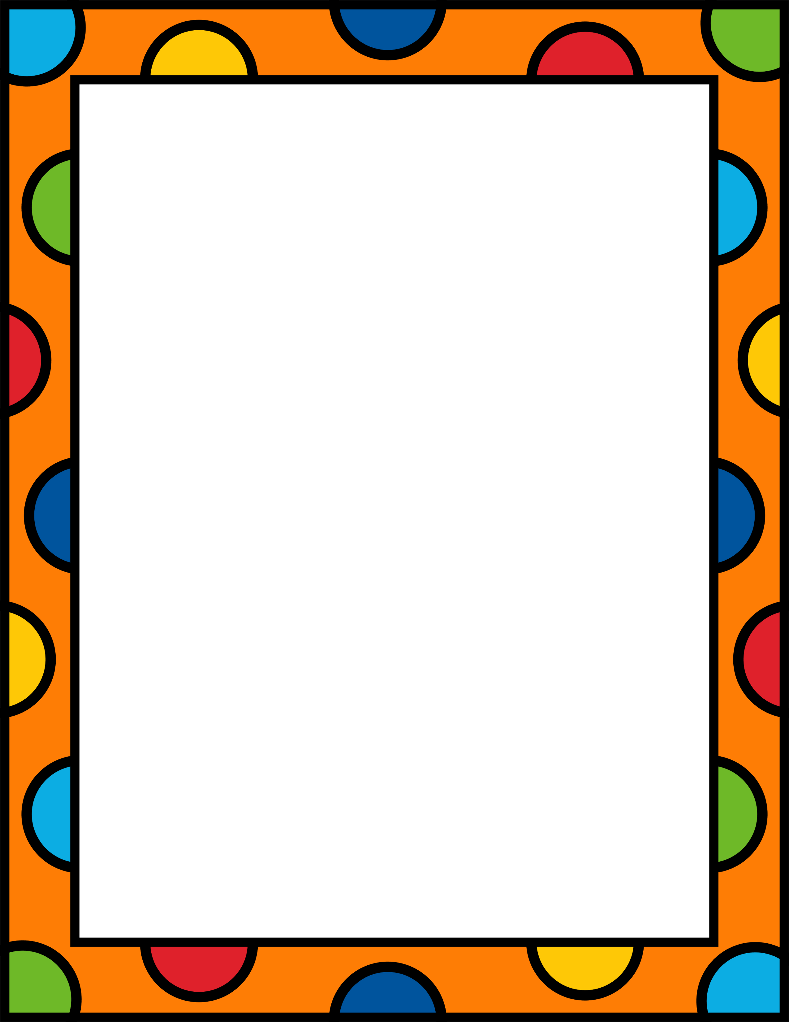 Frame Library More - Marcos Y Bordes Escolares (2550x3300), Png Download