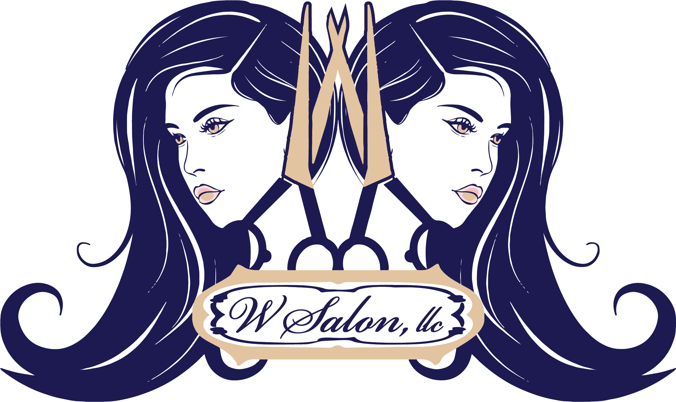 W-salon, Llc Logo - Logo (2186x1322), Png Download