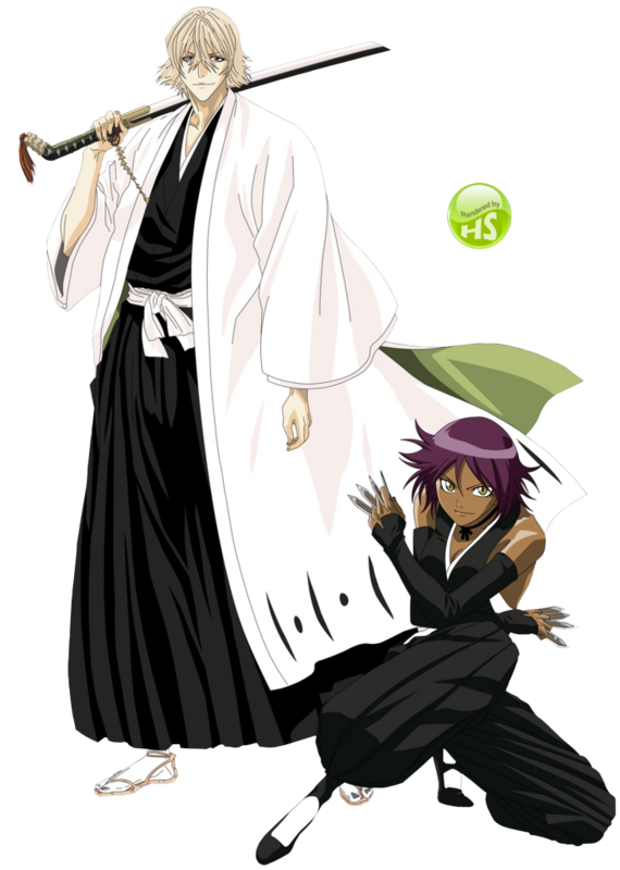 Bleach - Bleach Yoruichi Y Urahara (570x800), Png Download