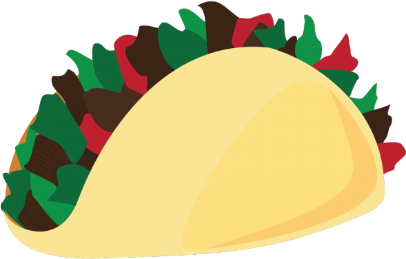 Veggie Taco - Taco (700x462), Png Download