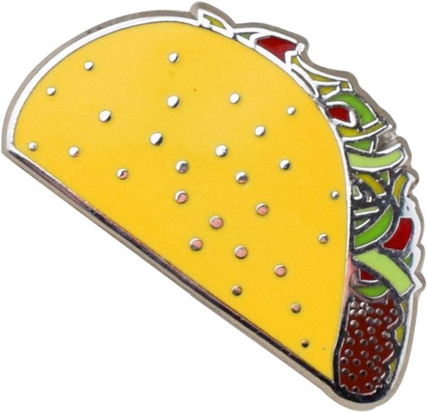 Taco Emoji Pin - Emoji (710x710), Png Download