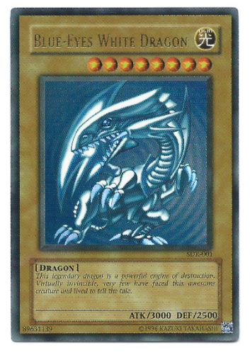 Blue Eyes White Dragon Png (500x500), Png Download