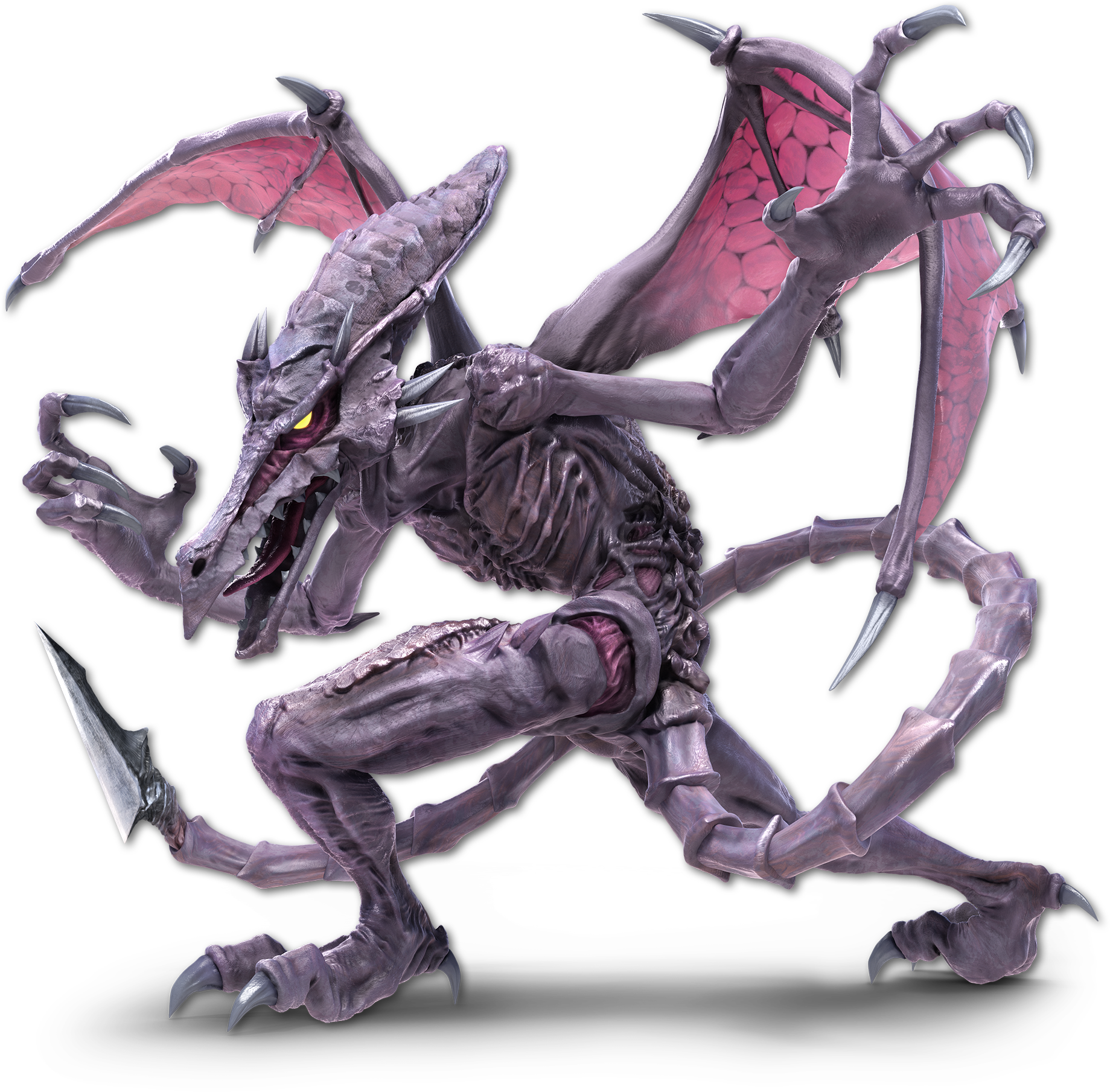Ridley In Super Smash Bros - Super Smash Bros Ultimate Ridley Render (1839x1809), Png Download