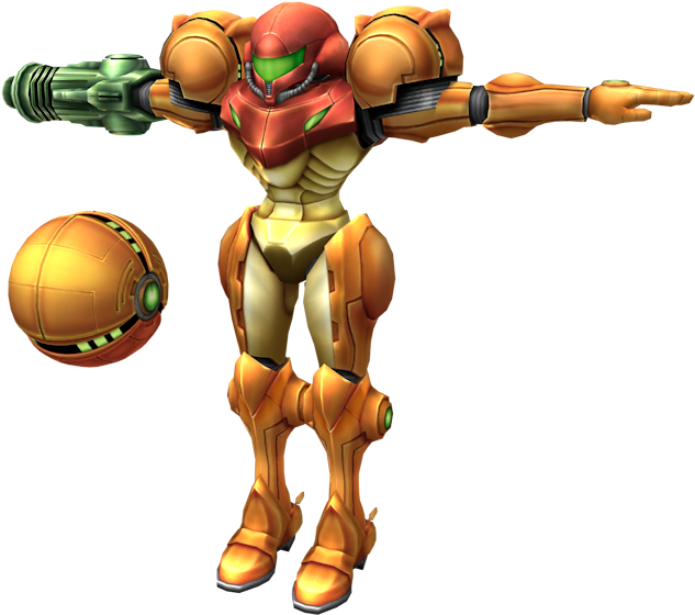 Download Zip Archive - Super Smash Bros Brawl Samus (750x650), Png Download