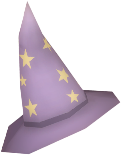 Item Wizard Hat - Wizard Hat Pink Png (450x575), Png Download