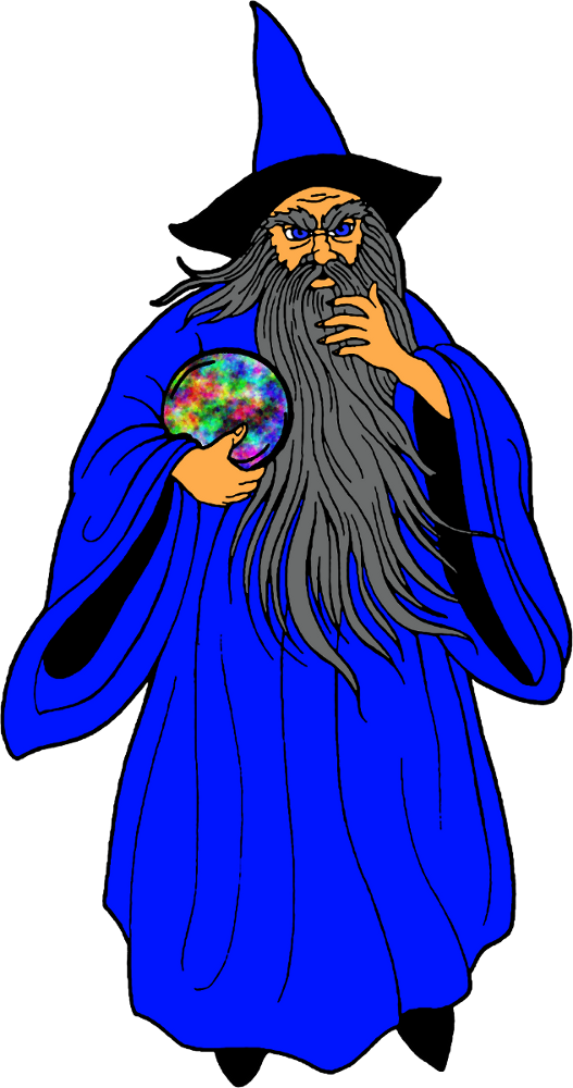 Clipart Wizard (527x1000), Png Download