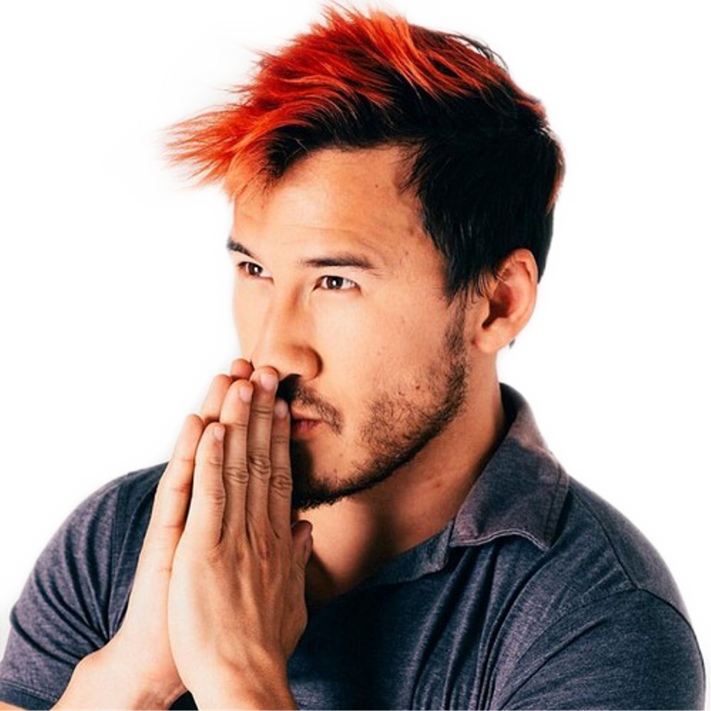 Markiplier Marimoo Mark Redhair Youtuber Freetoedit - Markiplier Red Hair (1024x1024), Png Download