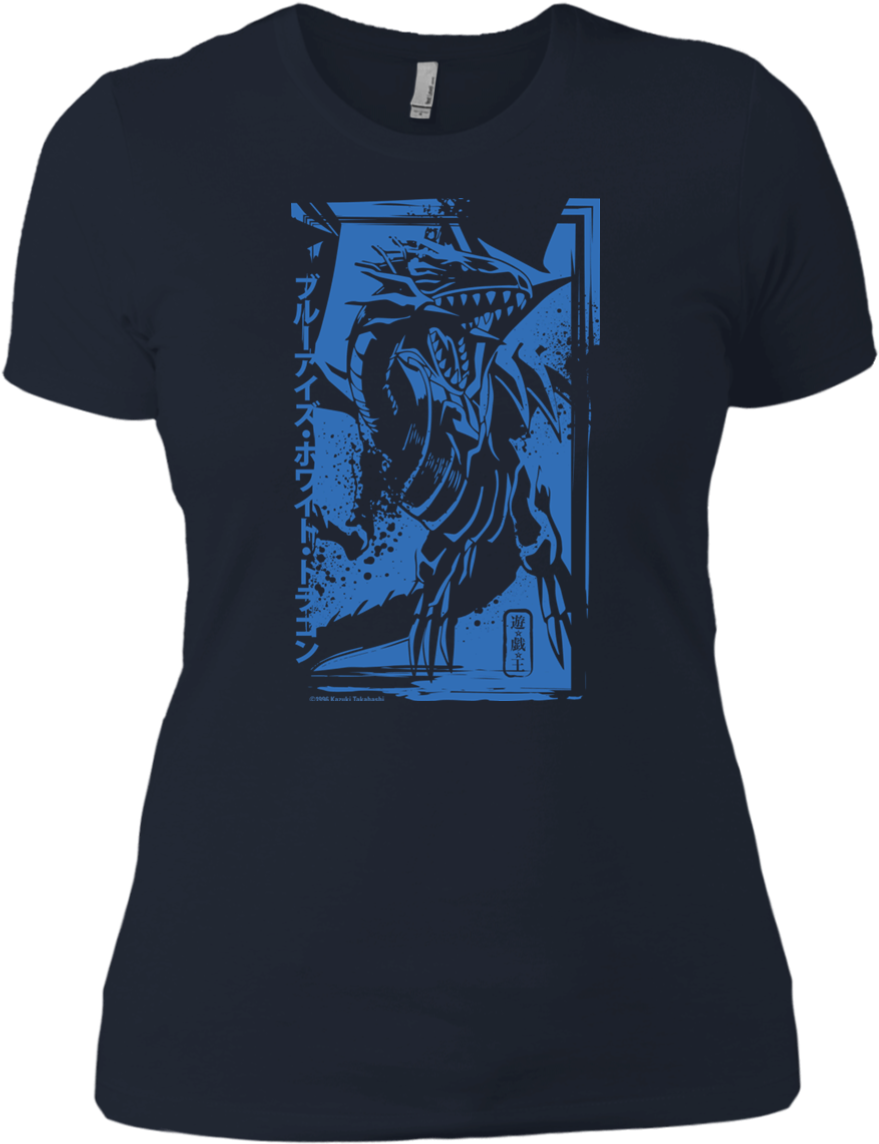 Blue Eyes White Dragon - Shirt (1155x1155), Png Download