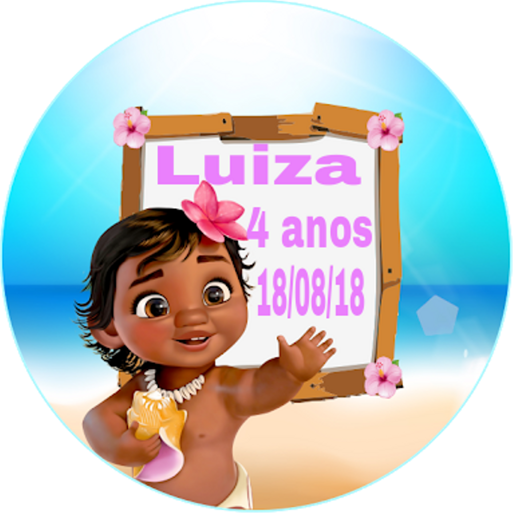 Wedding Invitation Infant Shower - Moana First Birthday Invitations (594x594), Png Download
