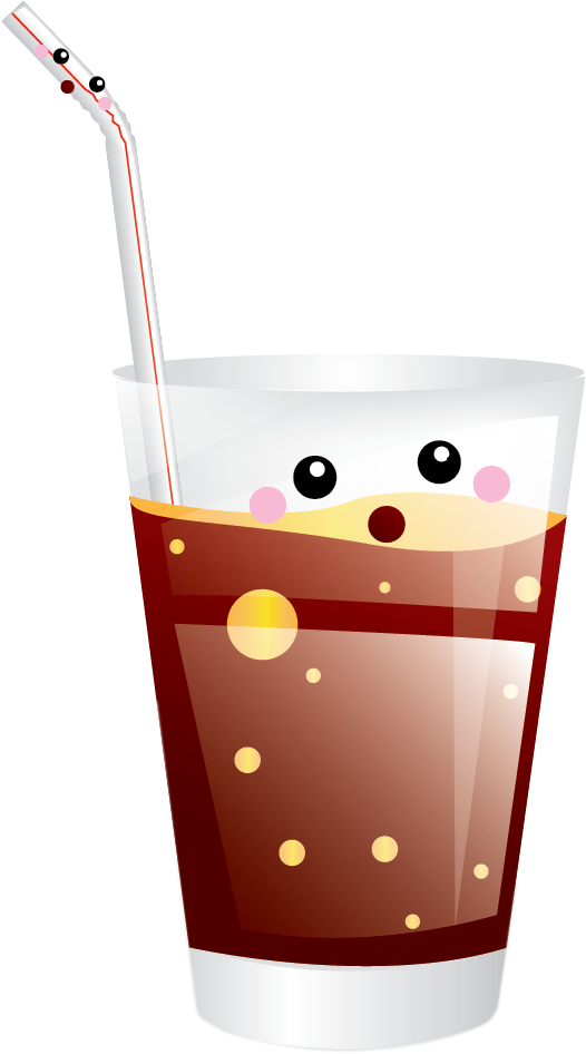 Free Cartoon Soda Cup Clip Art - Fizz (622x979), Png Download