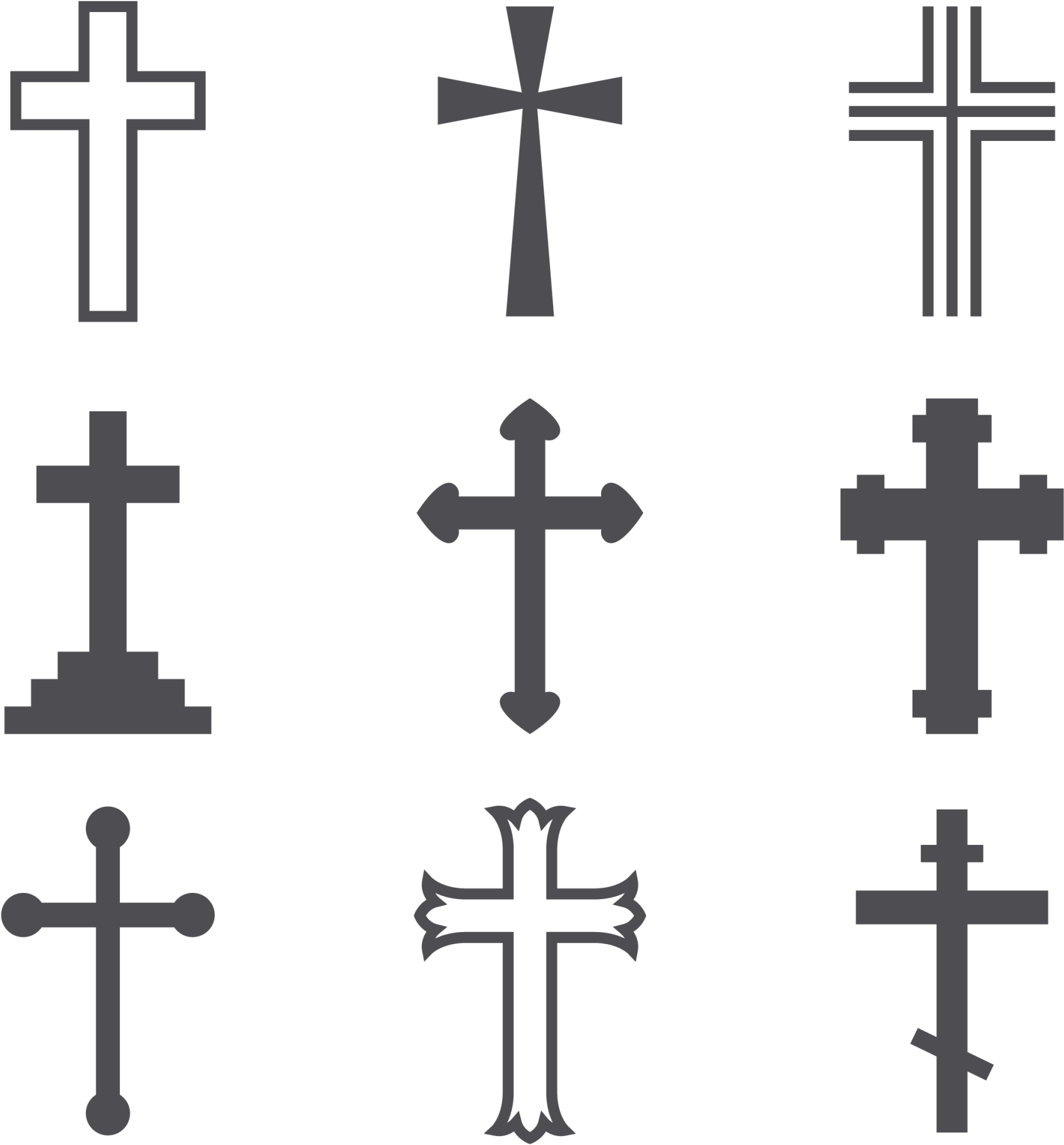 The Cross Is A Powerful Reminder Of Jesus' Sacrifice - Christian Cross (2048x2048), Png Download