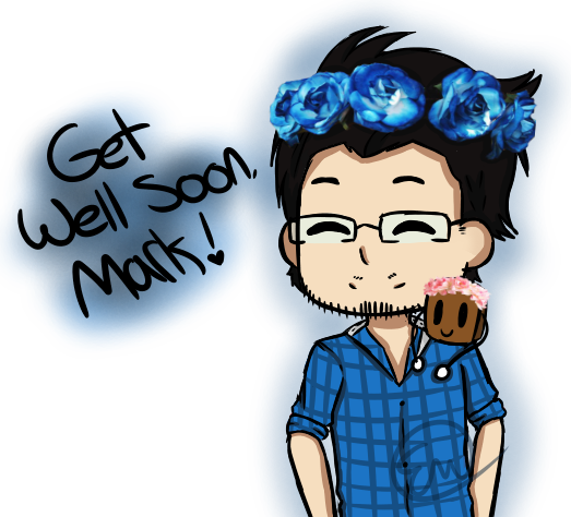 “decided To Draw A Get Well Picture For Markiplier - Worry (523x474), Png Download
