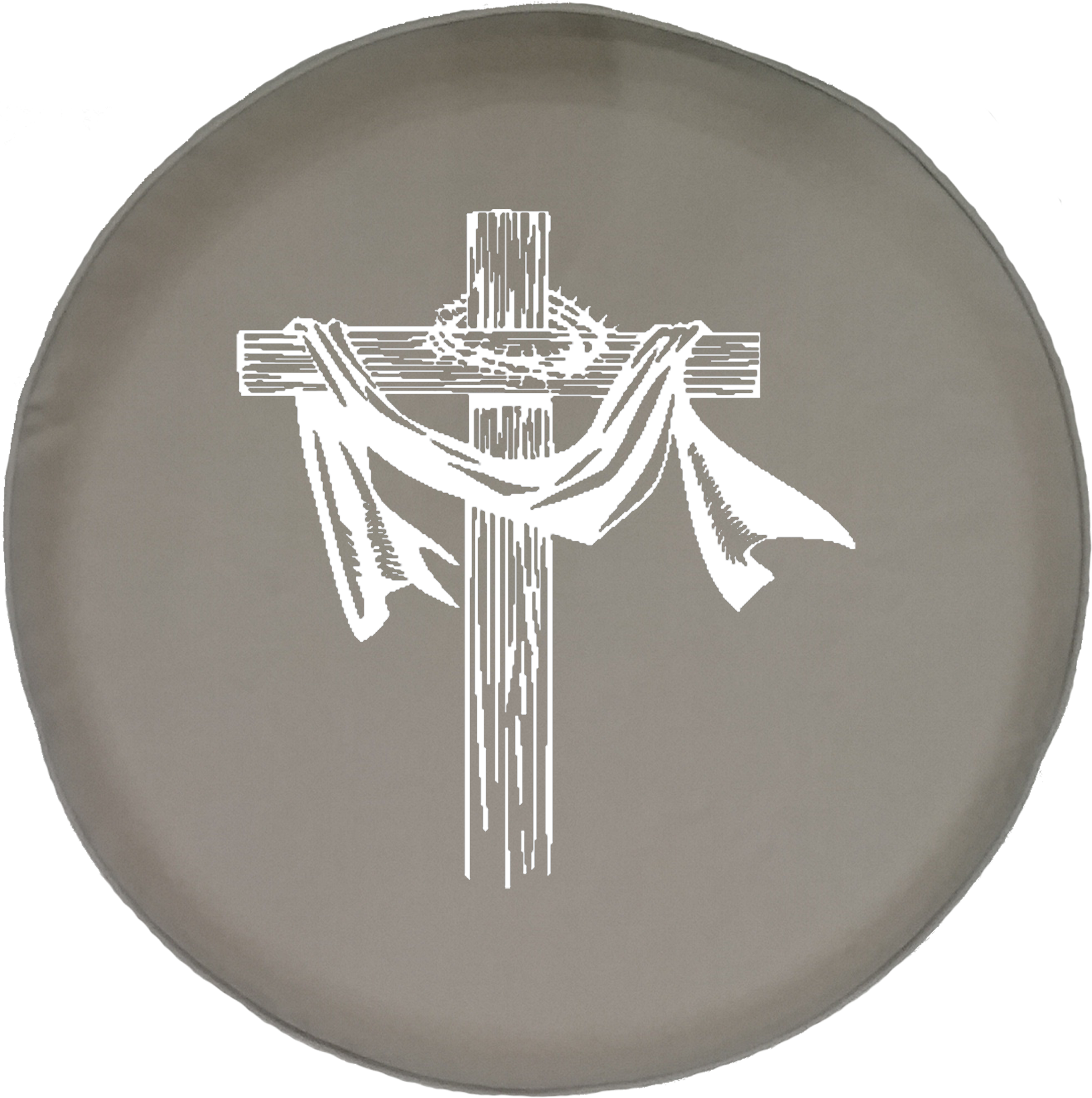 Wooden Cross Religion Crucifix Crown Of Thorns - Cross (1768x1777), Png Download