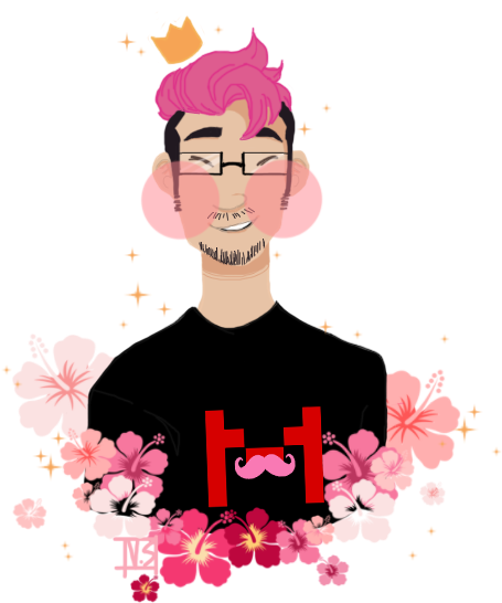 Markiplier Logo, Tumblr - Illustration (486x682), Png Download