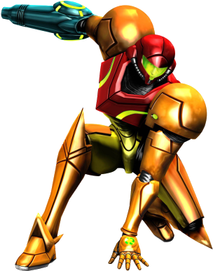 Samus Aran Samus Aran - Pdp Replica Samus Wired Gamecube Controller Wii U (437x448), Png Download