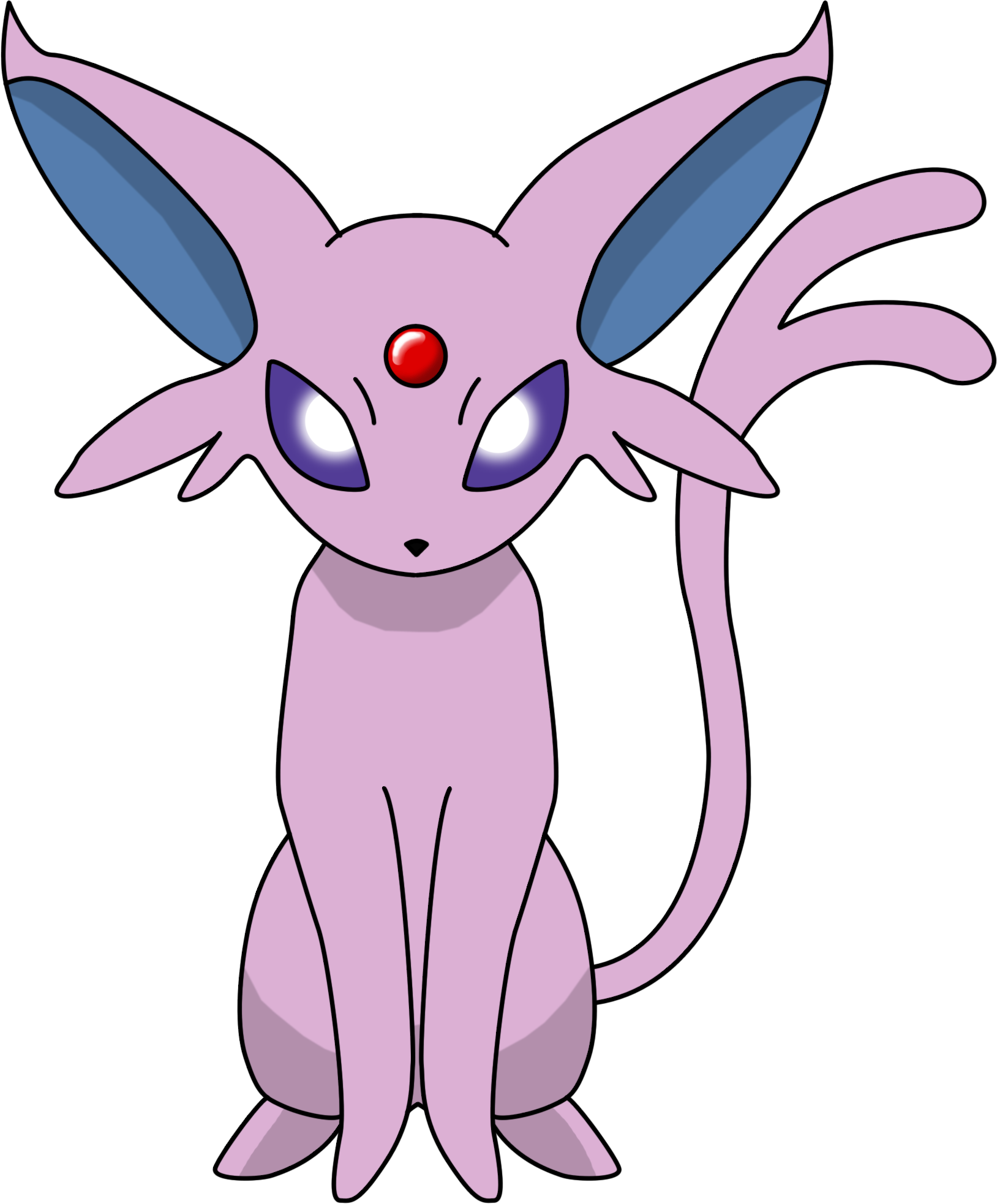 Pokemon Espeon Png Jpg Free Stock - Espeon Pokemon (1628x1966), Png Download