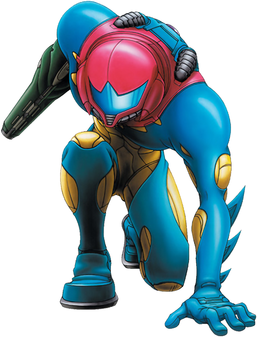 Fusion Mode In Metroid - Metroid Fusion Samus Suit (1184x1280), Png Download