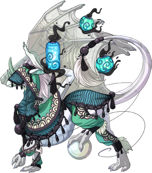 Red-eyes Black Dragon - Flight Rising Sage Apparel (350x350), Png Download