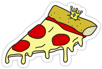 Tumblr Png, Tumblr Hipster, Sticker Ideas, Macbook - Stickers Pizza (375x360), Png Download