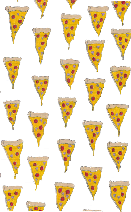 Pizza Png Tumblr Png Free Stock - Pizzas Png (500x715), Png Download