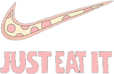 Pizza Png Tumblr Download - Just Eat It Nike (500x355), Png Download