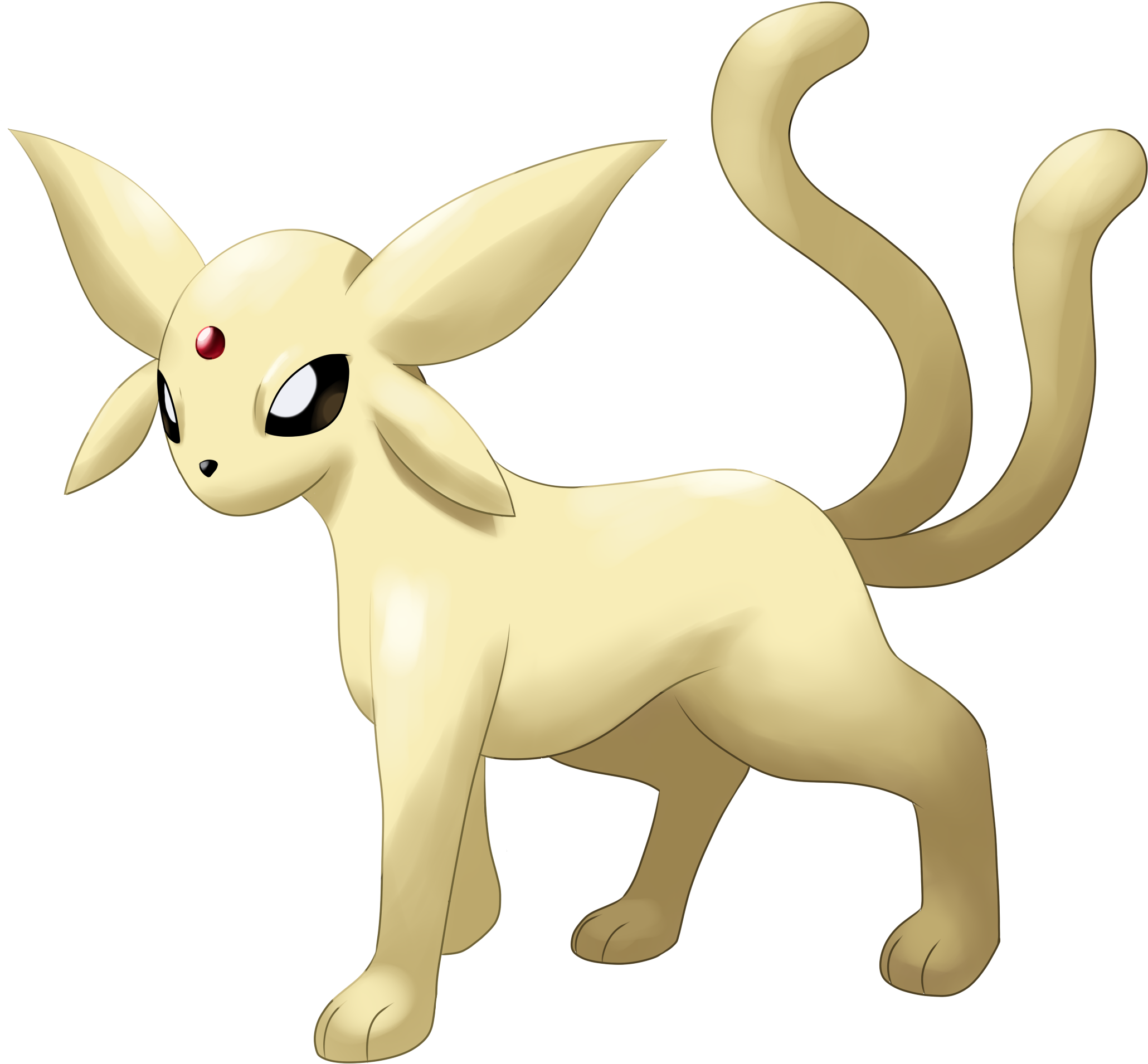Log In To Report Abuse - Beta Espeon (2113x1957), Png Download