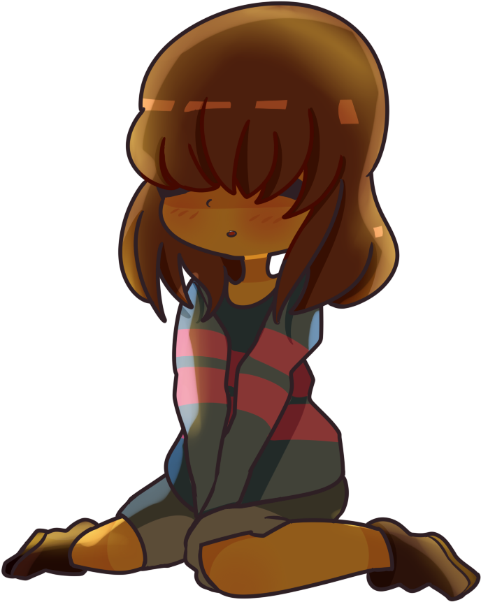 Actually It's Never Confirmed Why Flowey Cant Feel - Chara Feel (800x1000), Png Download