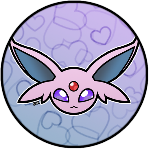 Espeon Pin - Cartoon (515x515), Png Download
