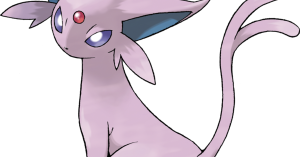 #197 #198 - Pokemon Espeon (600x314), Png Download