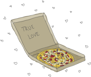 Download Transparent Pizza Heart Tumblr Transparent Pizza Heart - Pizza