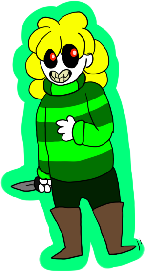 Human Flowey By Goldenspacecat On Deviantart - Cartoon (700x700), Png Download